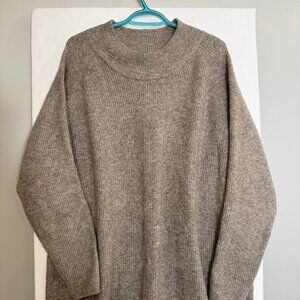Light brown knit sweater XXL sweater.